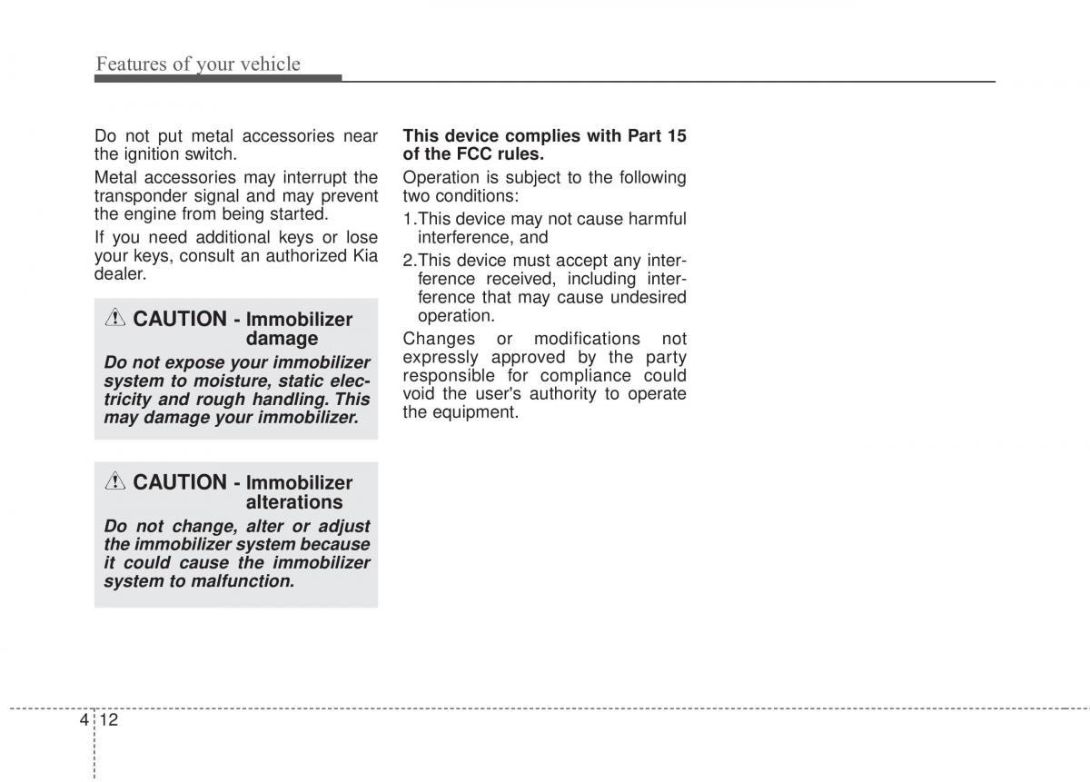 KIA Rio Pride UB owners manual / page 83