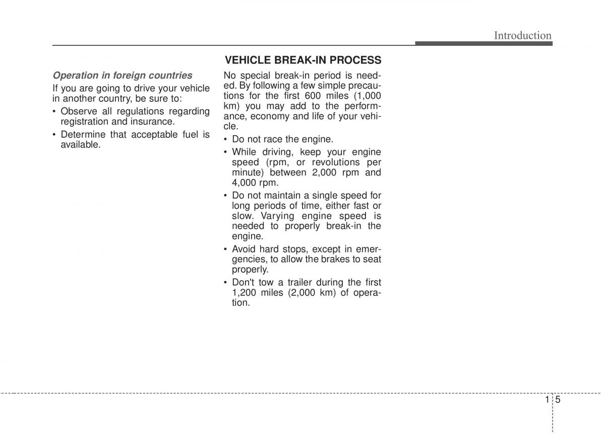 KIA Rio Pride UB owners manual / page 9