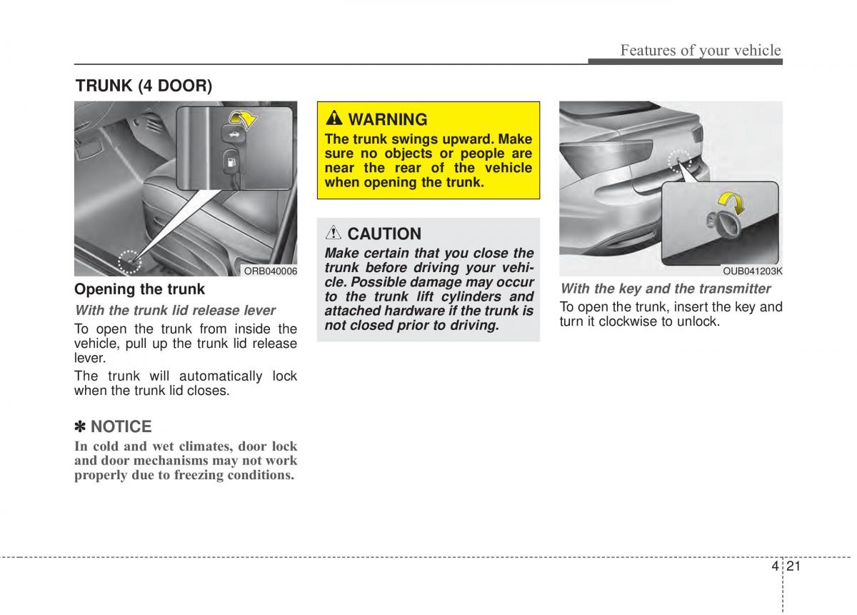 KIA Rio Pride UB owners manual / page 92