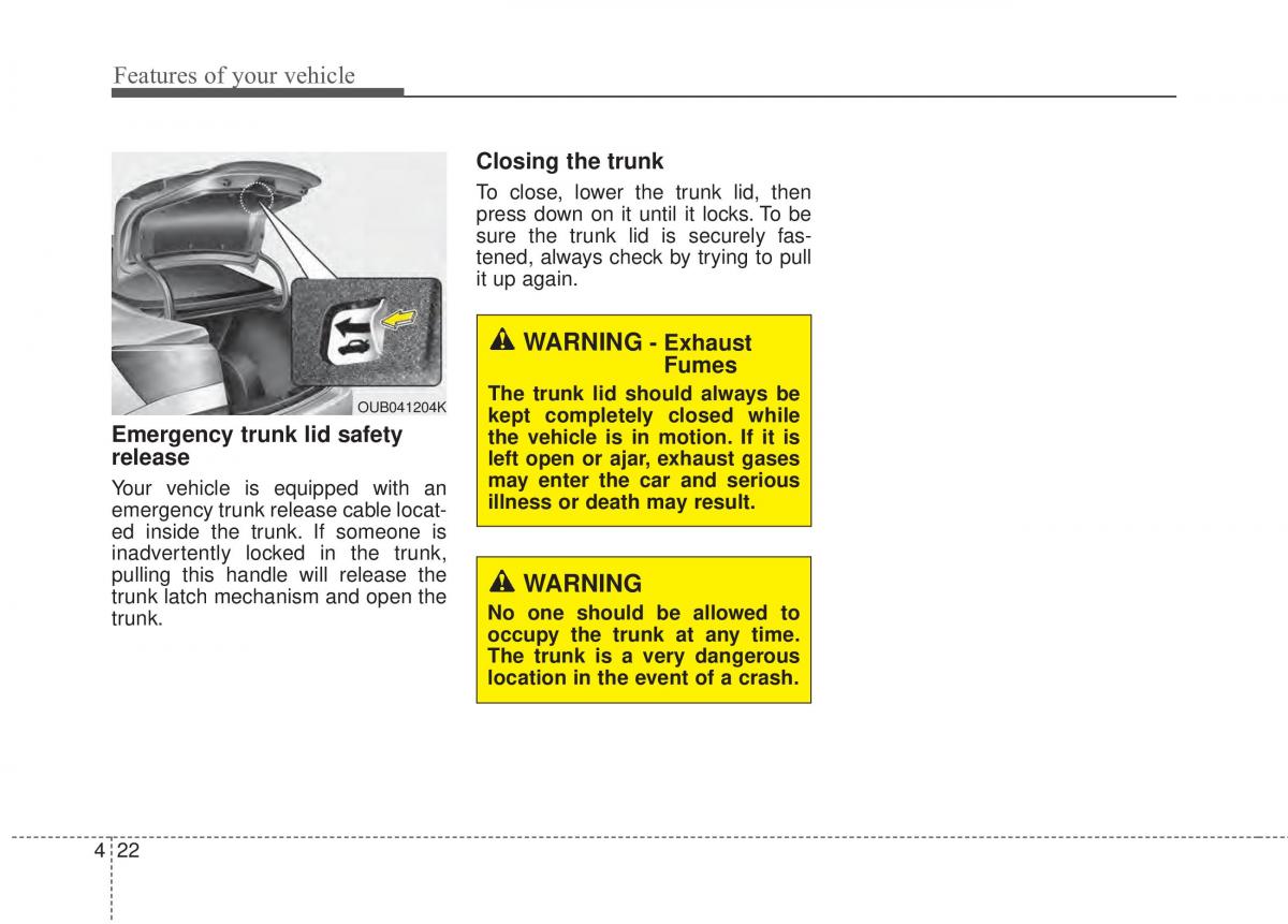 KIA Rio Pride UB owners manual / page 93