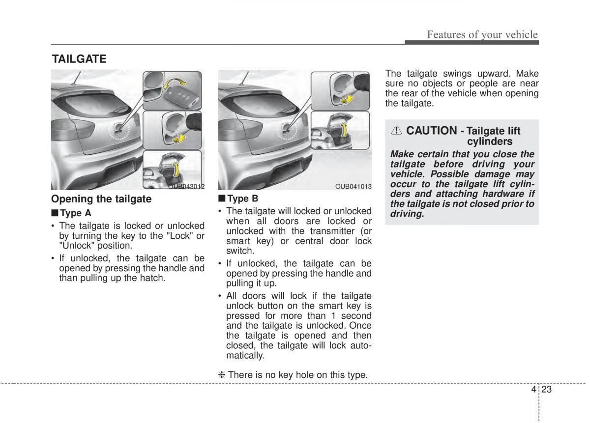 KIA Rio Pride UB owners manual / page 94