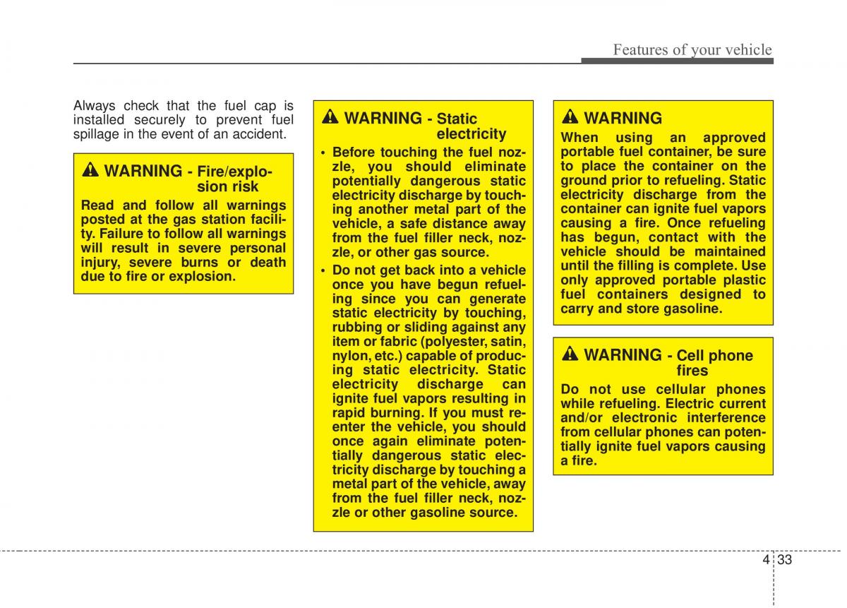 KIA Rio Pride UB owners manual / page 104