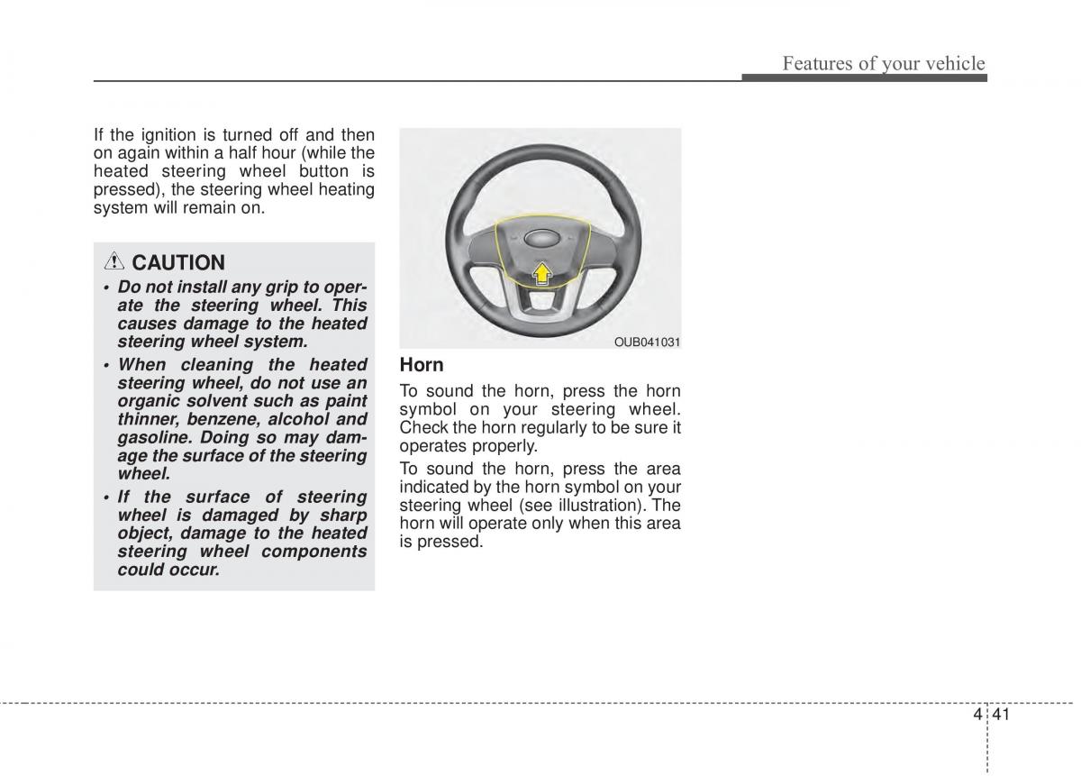 KIA Rio Pride UB owners manual / page 112