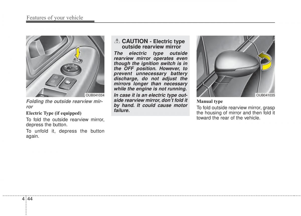 KIA Rio Pride UB owners manual / page 115