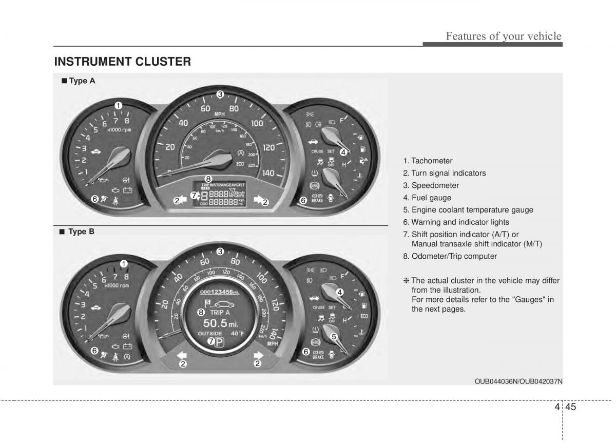 KIA Rio Pride UB owners manual / page 116