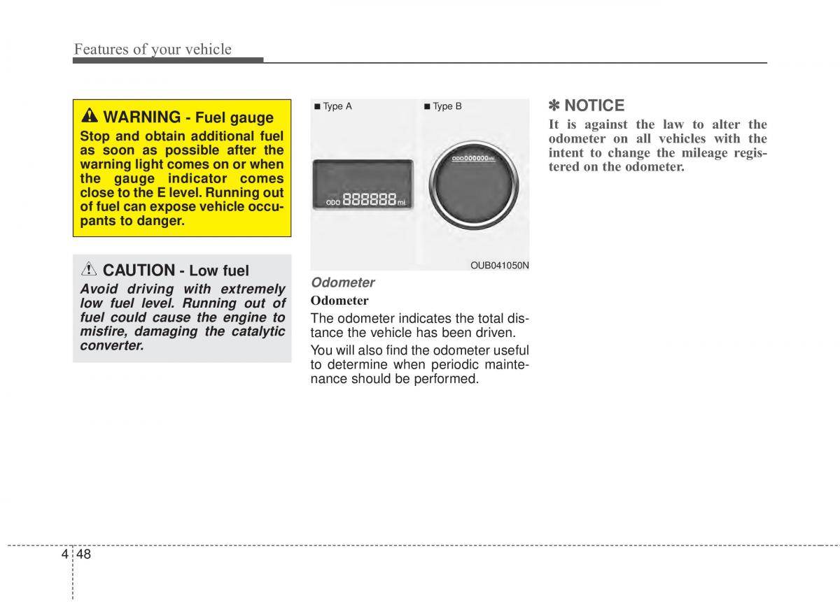 KIA Rio Pride UB owners manual / page 119