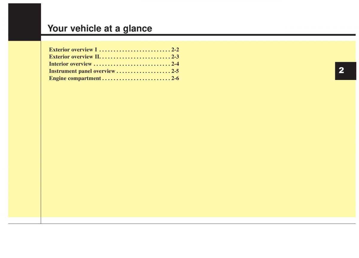 KIA Rio Pride UB owners manual / page 12