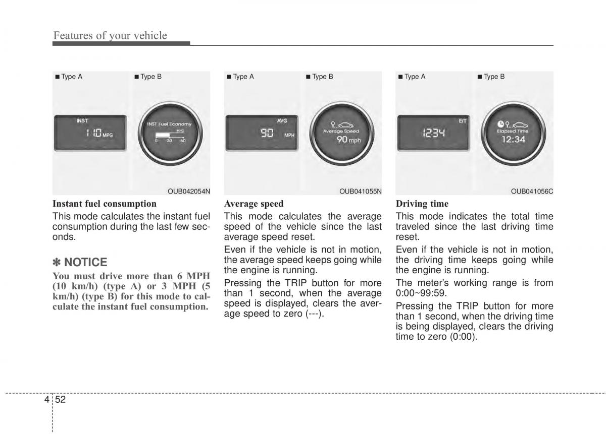 KIA Rio Pride UB owners manual / page 123