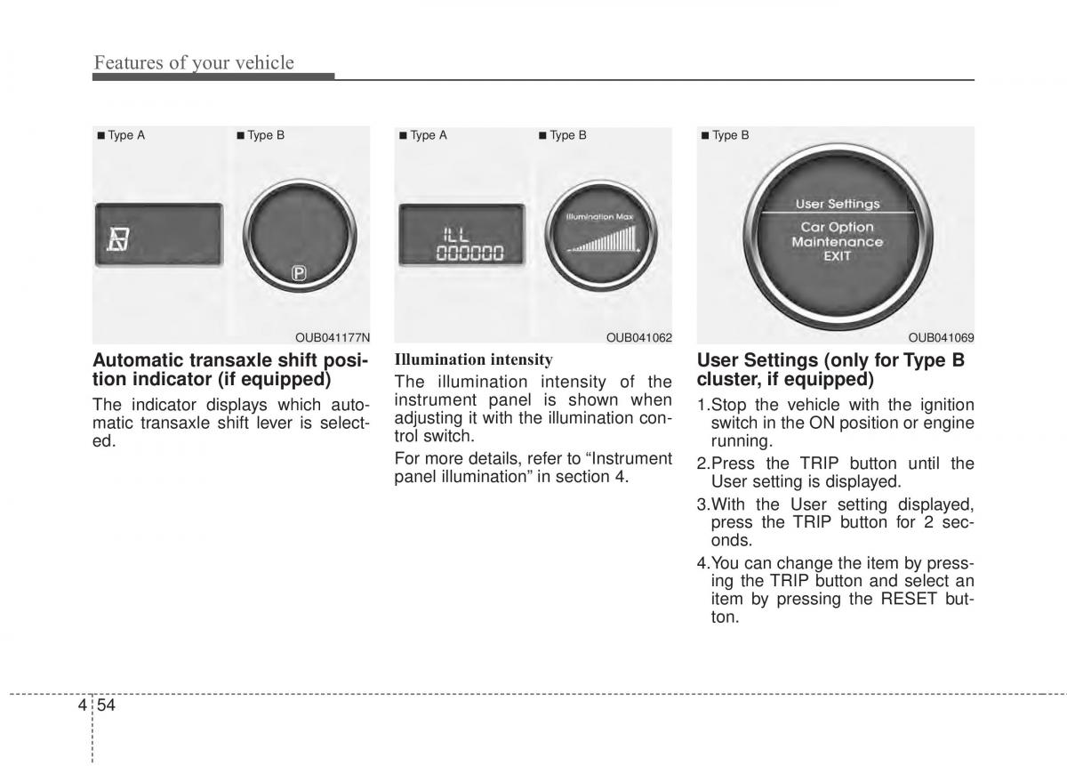 KIA Rio Pride UB owners manual / page 125