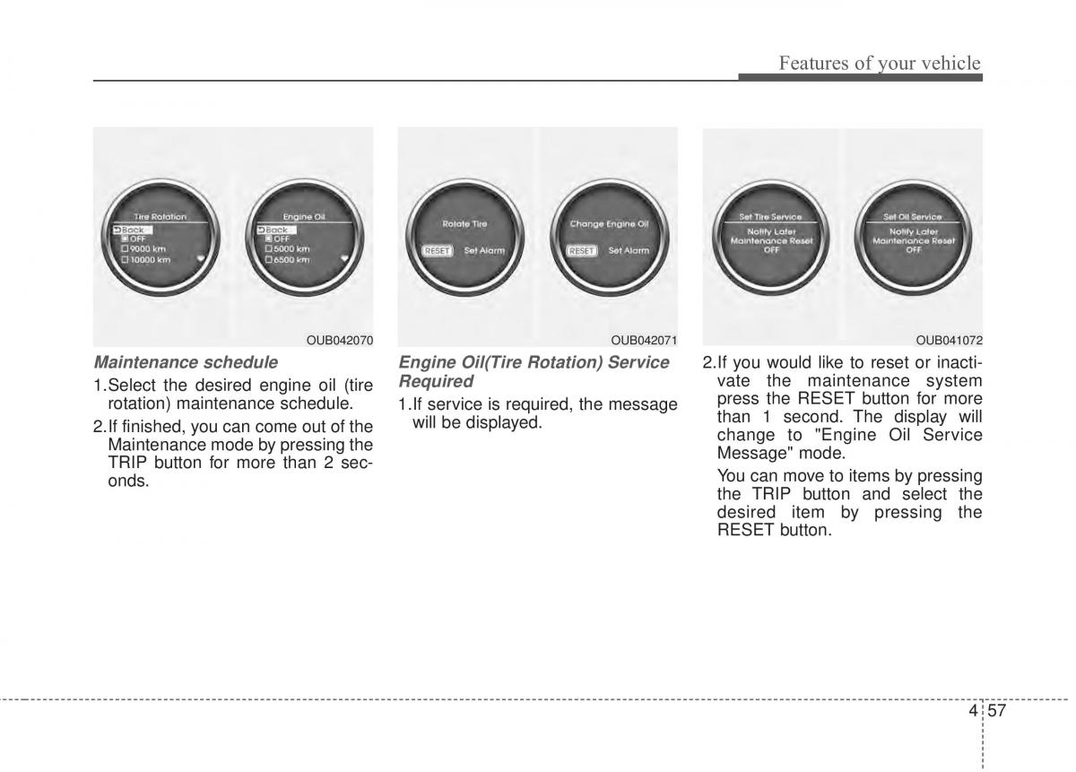 KIA Rio Pride UB owners manual / page 128