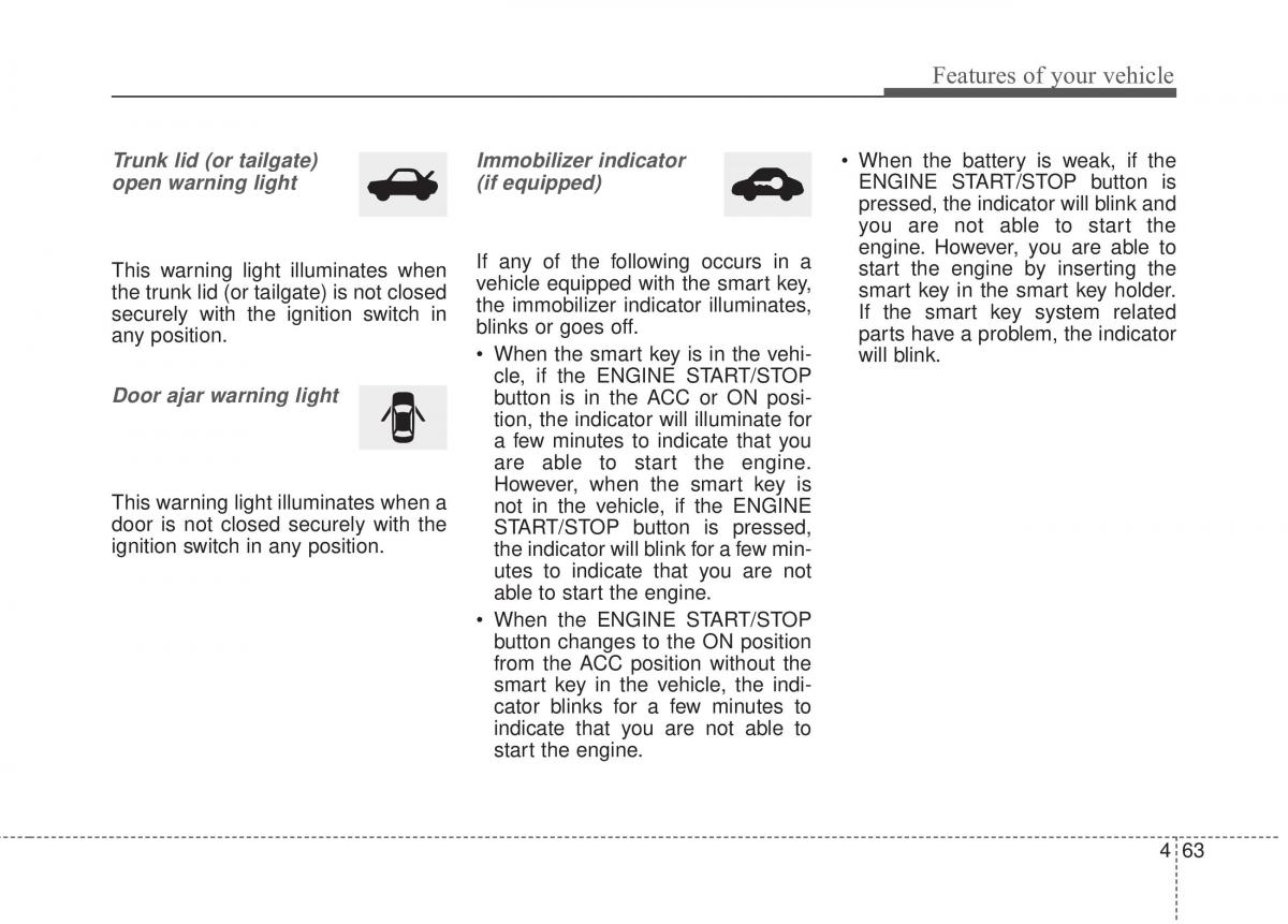 KIA Rio Pride UB owners manual / page 134