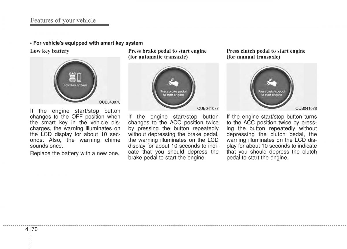 KIA Rio Pride UB owners manual / page 141