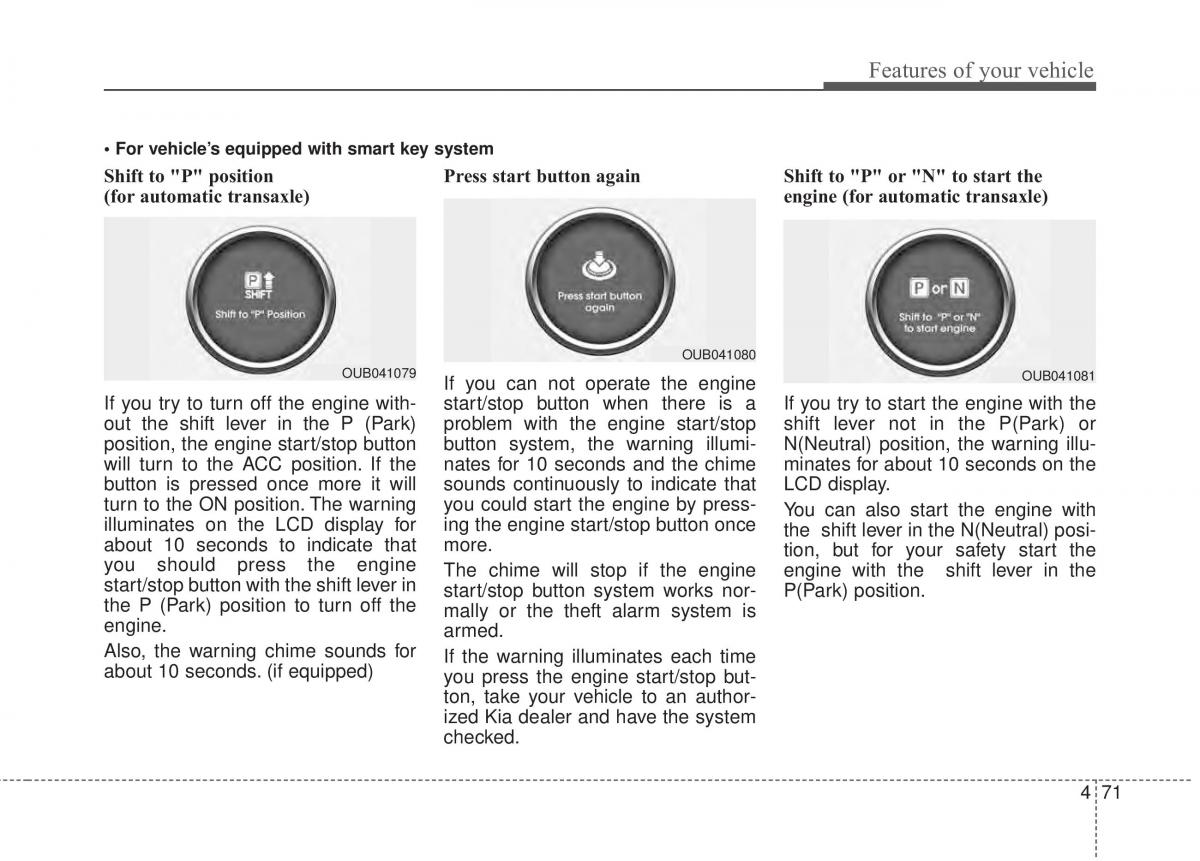 KIA Rio Pride UB owners manual / page 142