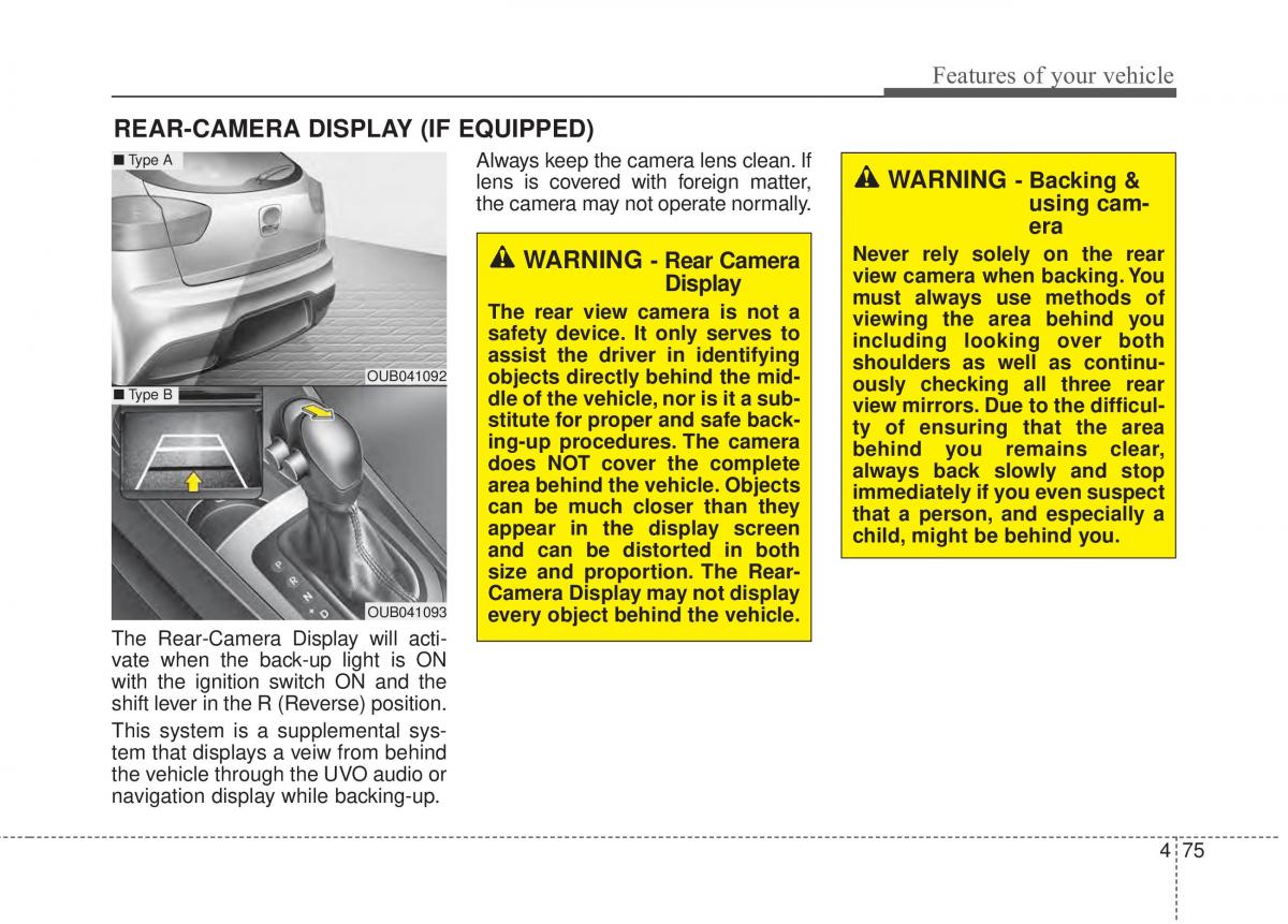 KIA Rio Pride UB owners manual / page 146