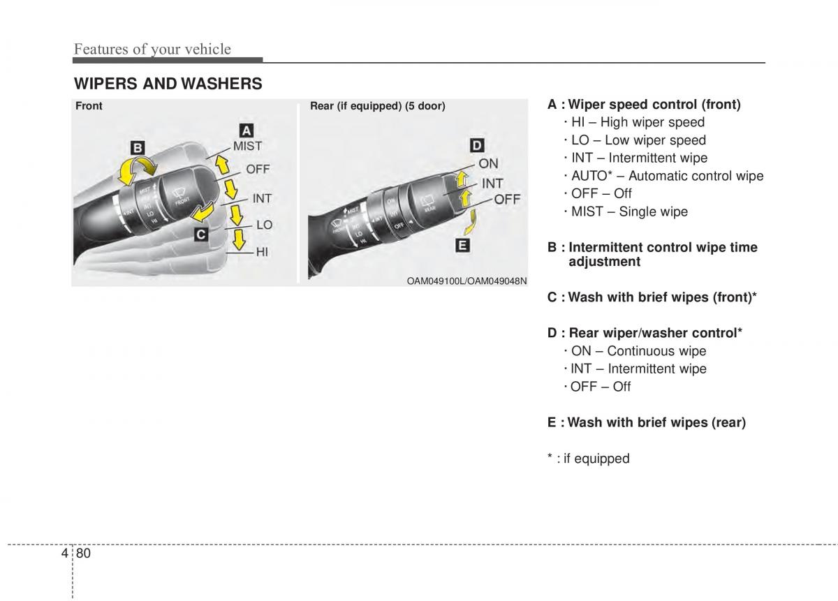 KIA Rio Pride UB owners manual / page 151