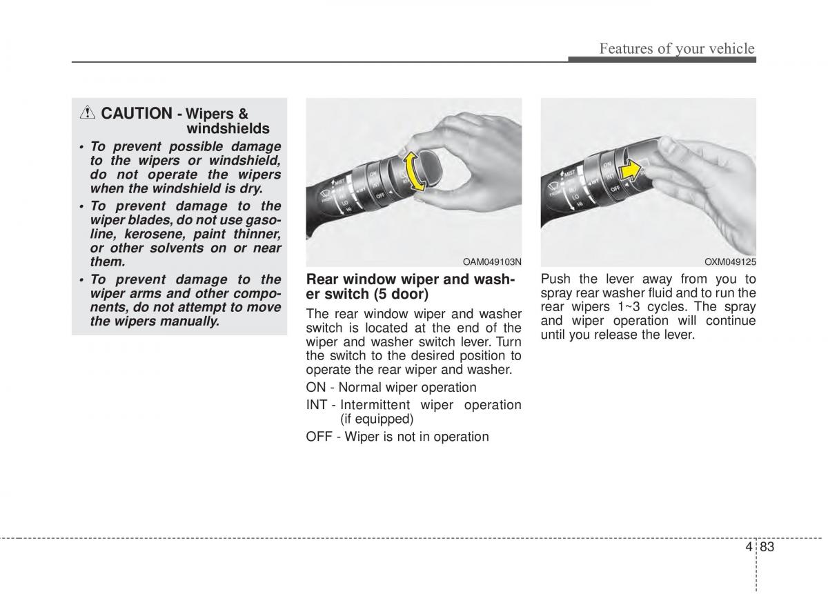 KIA Rio Pride UB owners manual / page 154