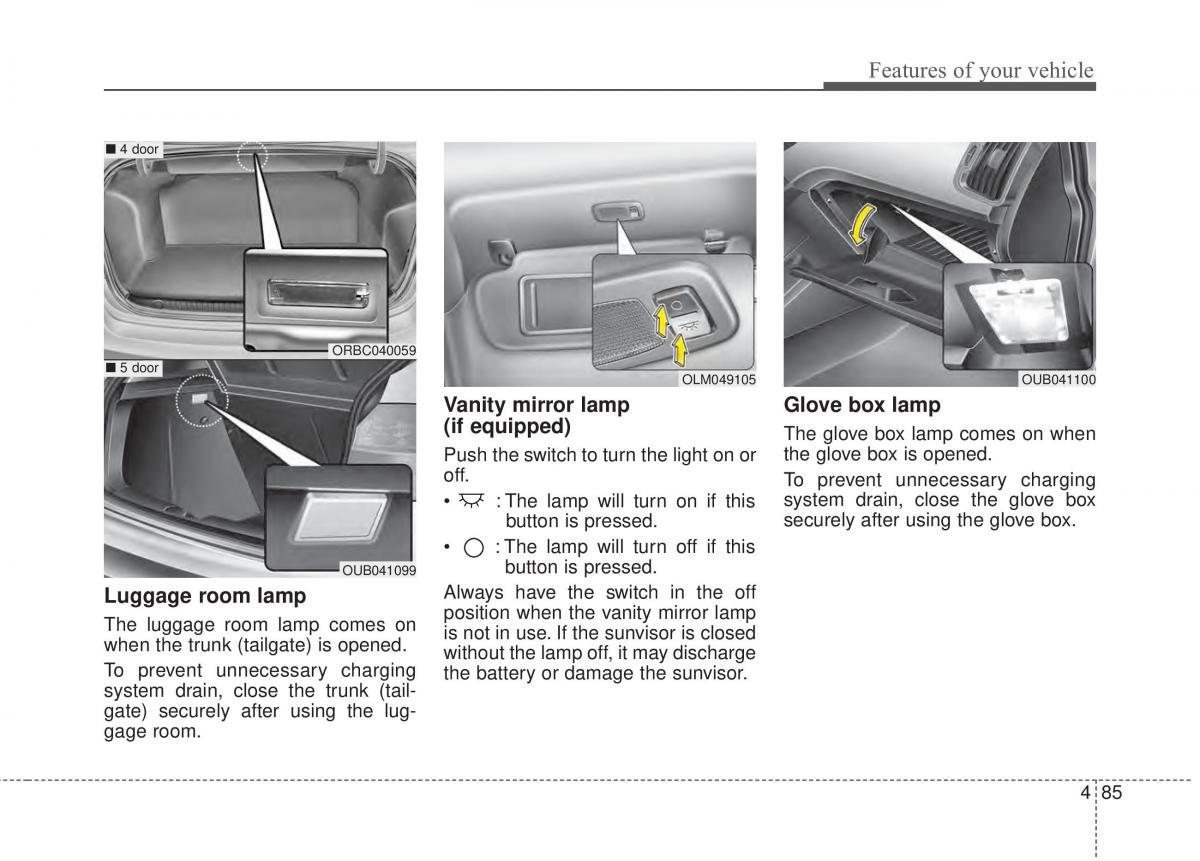 KIA Rio Pride UB owners manual / page 156