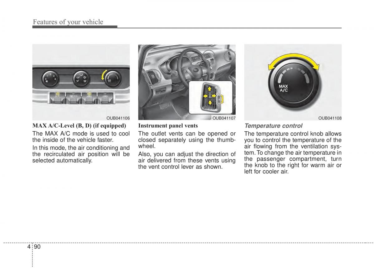 KIA Rio Pride UB owners manual / page 161