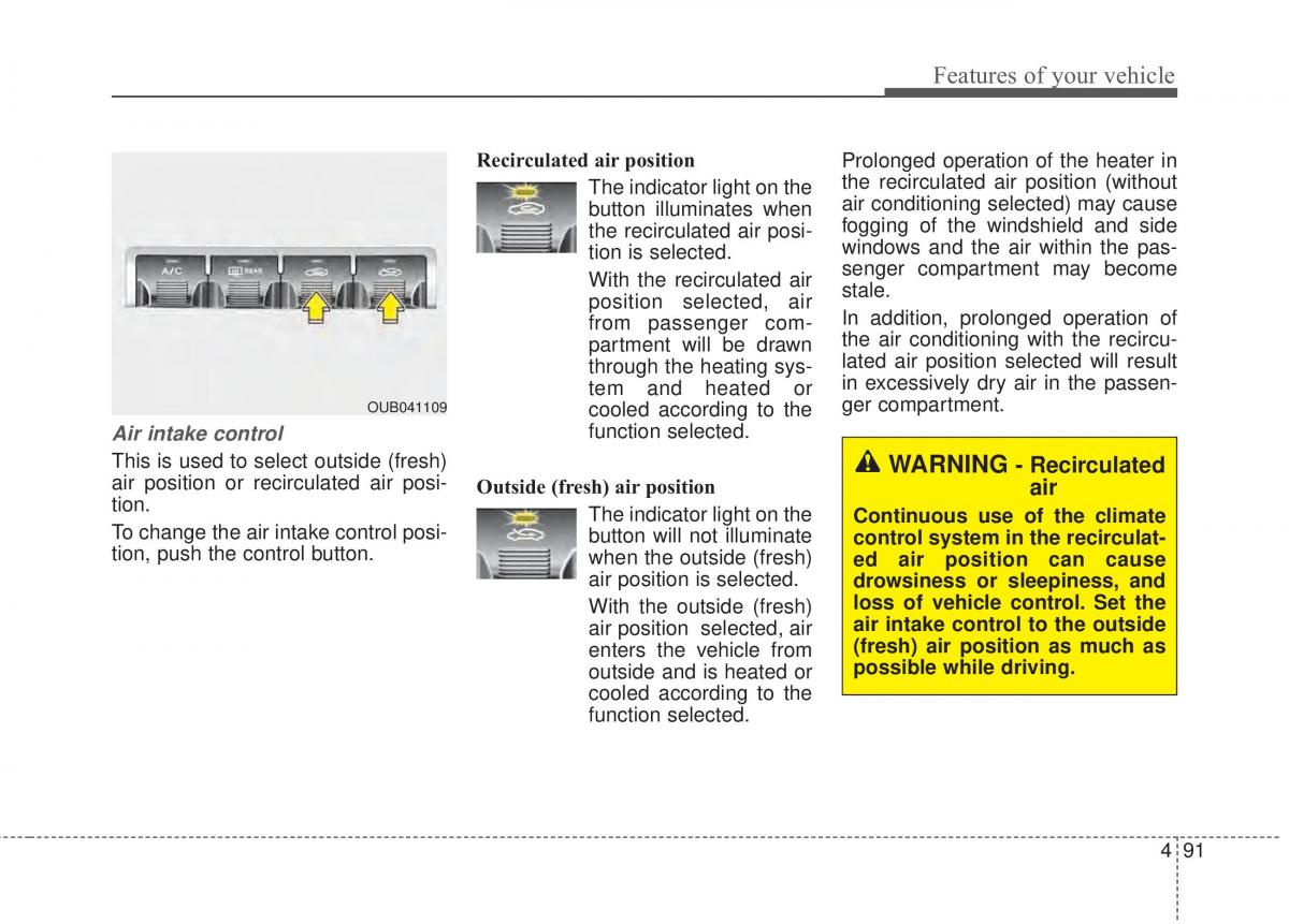 KIA Rio Pride UB owners manual / page 162