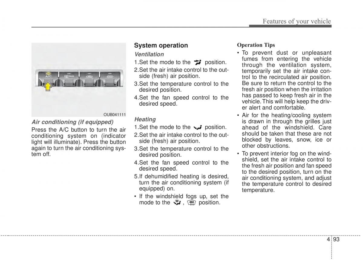 KIA Rio Pride UB owners manual / page 164