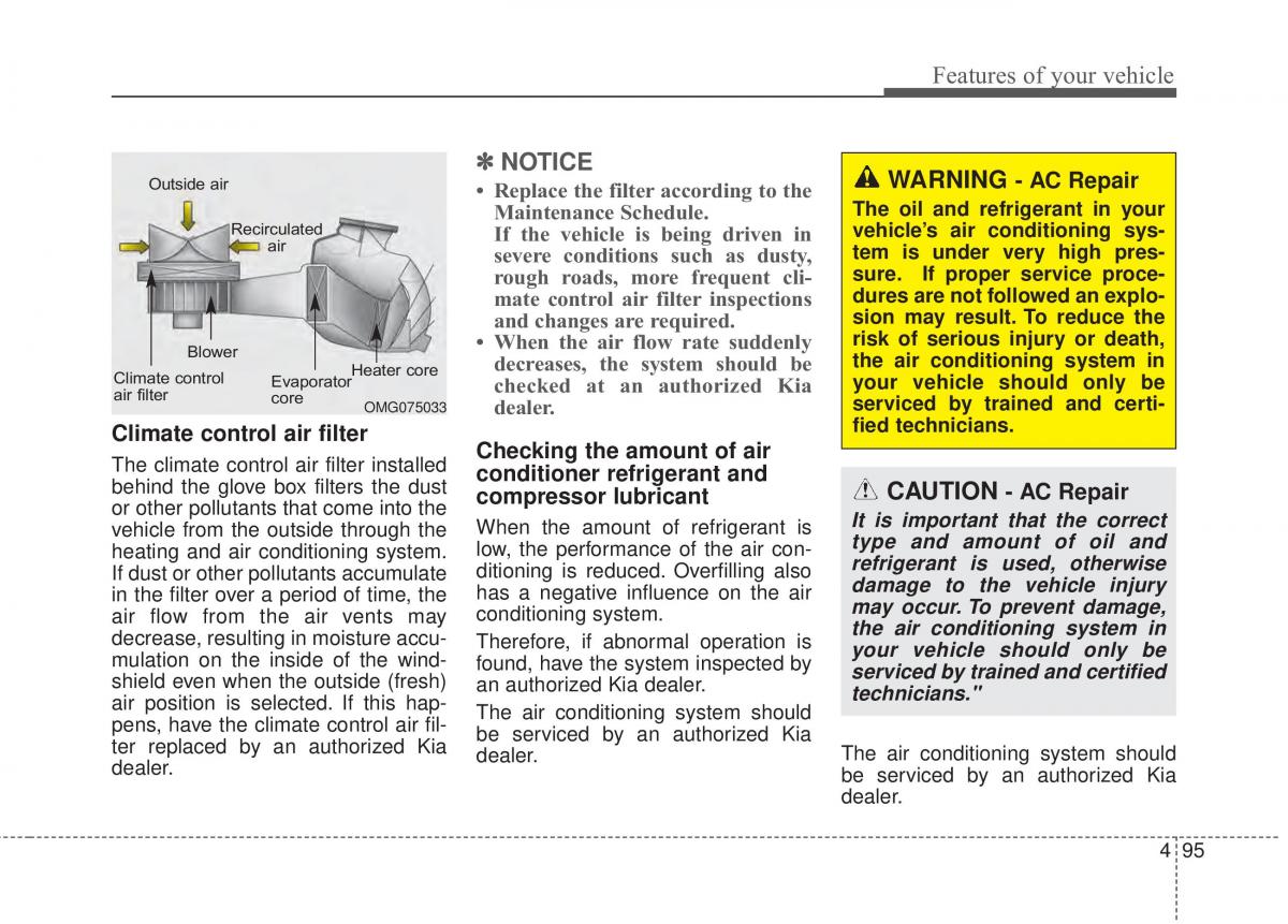 KIA Rio Pride UB owners manual / page 166