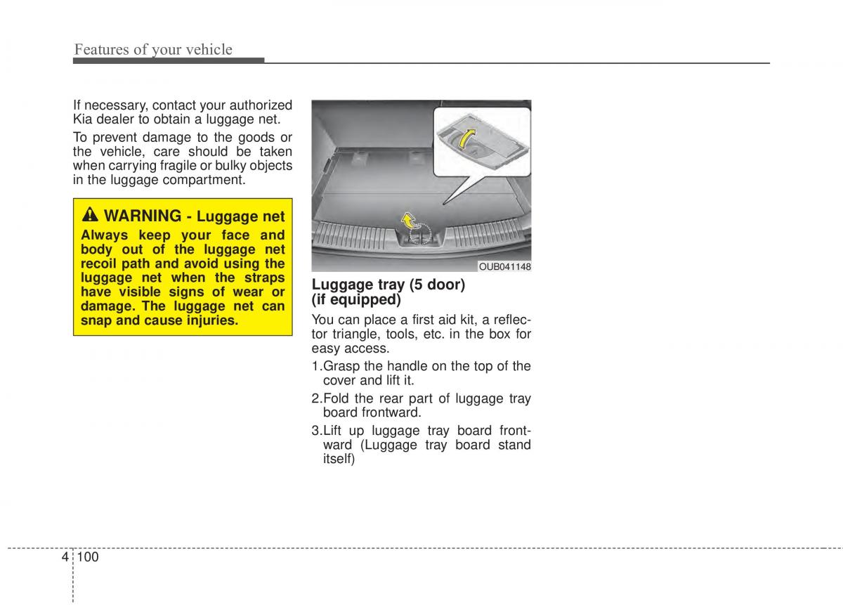 KIA Rio Pride UB owners manual / page 171