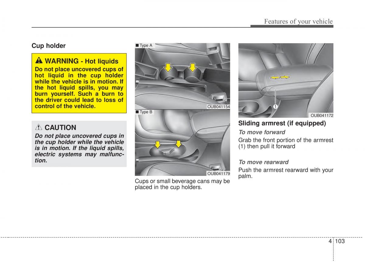 KIA Rio Pride UB owners manual / page 174