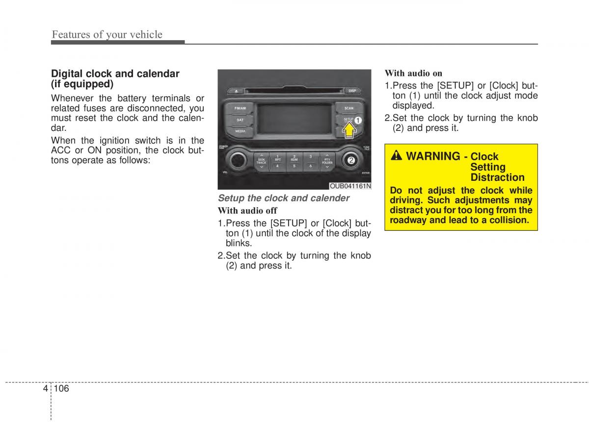 KIA Rio Pride UB owners manual / page 177