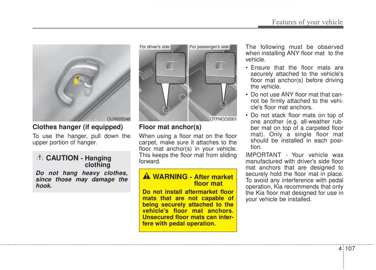 KIA Rio Pride UB owners manual / page 178