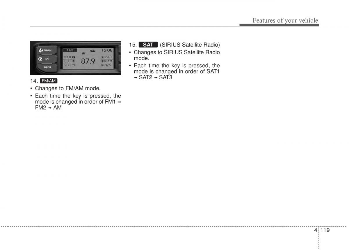 KIA Rio Pride UB owners manual / page 190