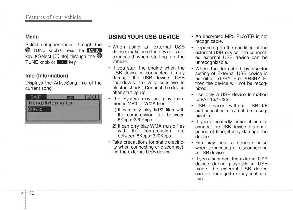 KIA Rio Pride UB owners manual / page 201