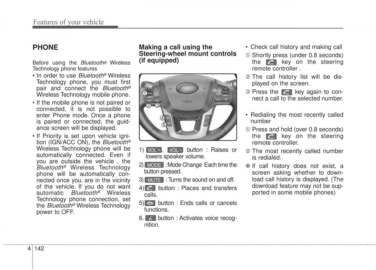 KIA Rio Pride UB owners manual / page 213