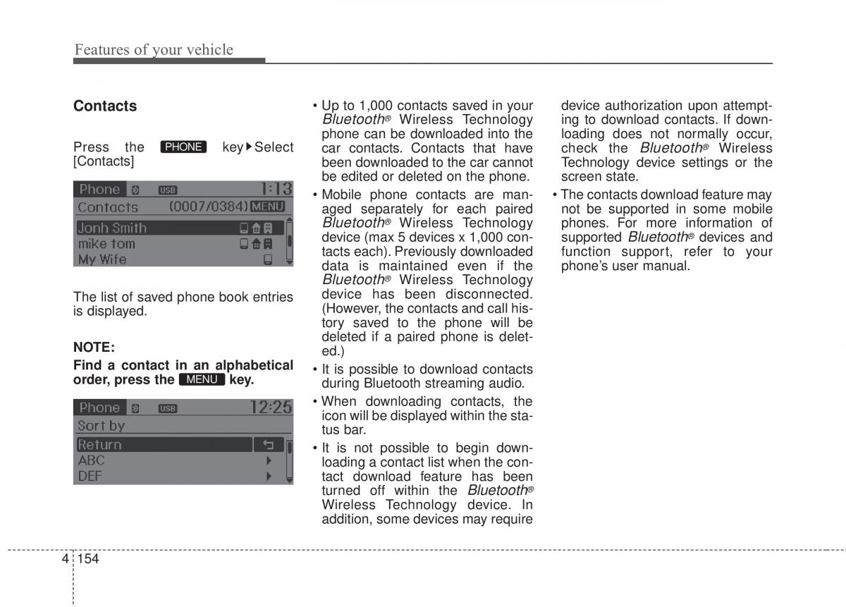 KIA Rio Pride UB owners manual / page 225