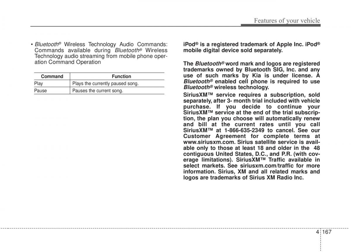 KIA Rio Pride UB owners manual / page 238