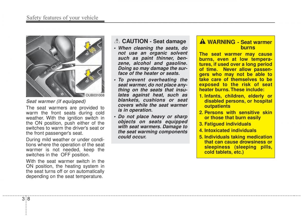 KIA Rio Pride UB owners manual / page 25