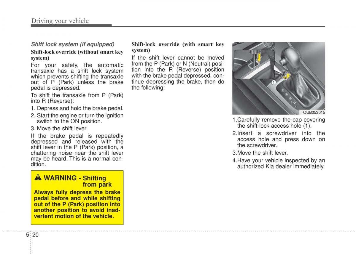 KIA Rio Pride UB owners manual / page 258