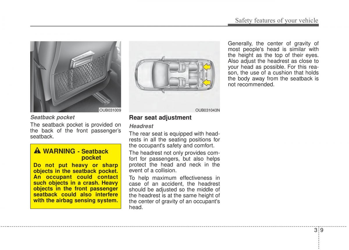 KIA Rio Pride UB owners manual / page 26