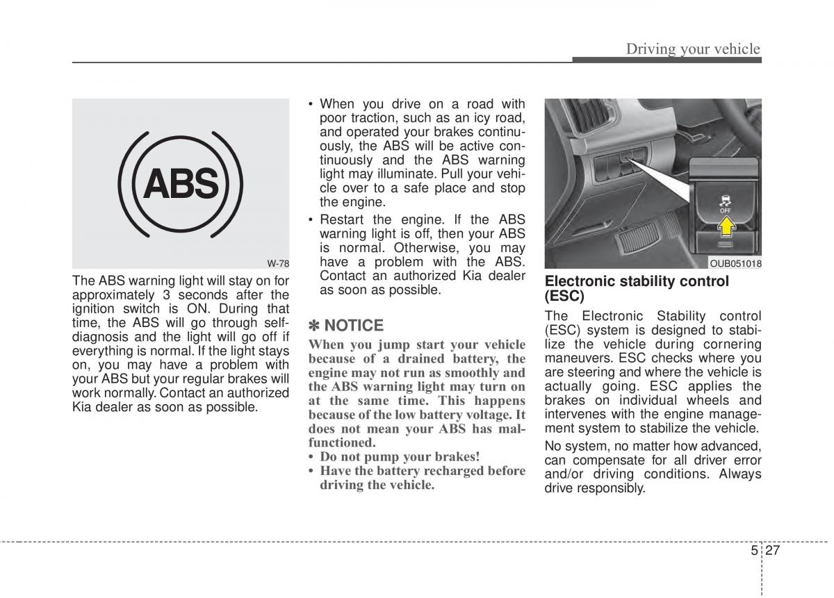 KIA Rio Pride UB owners manual / page 265