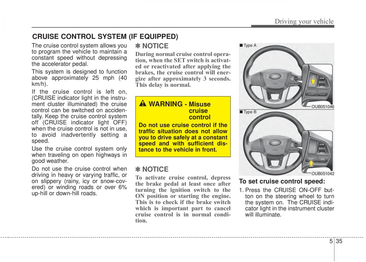 KIA Rio Pride UB owners manual / page 273