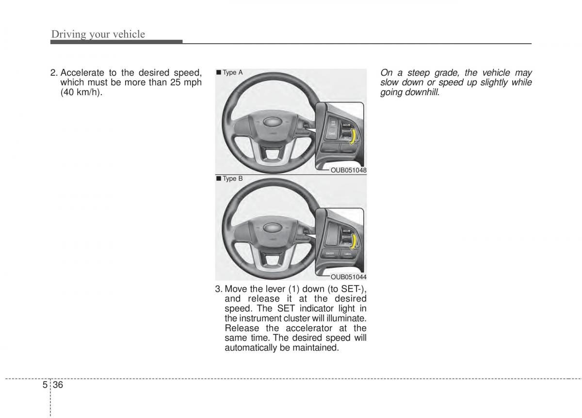 KIA Rio Pride UB owners manual / page 274