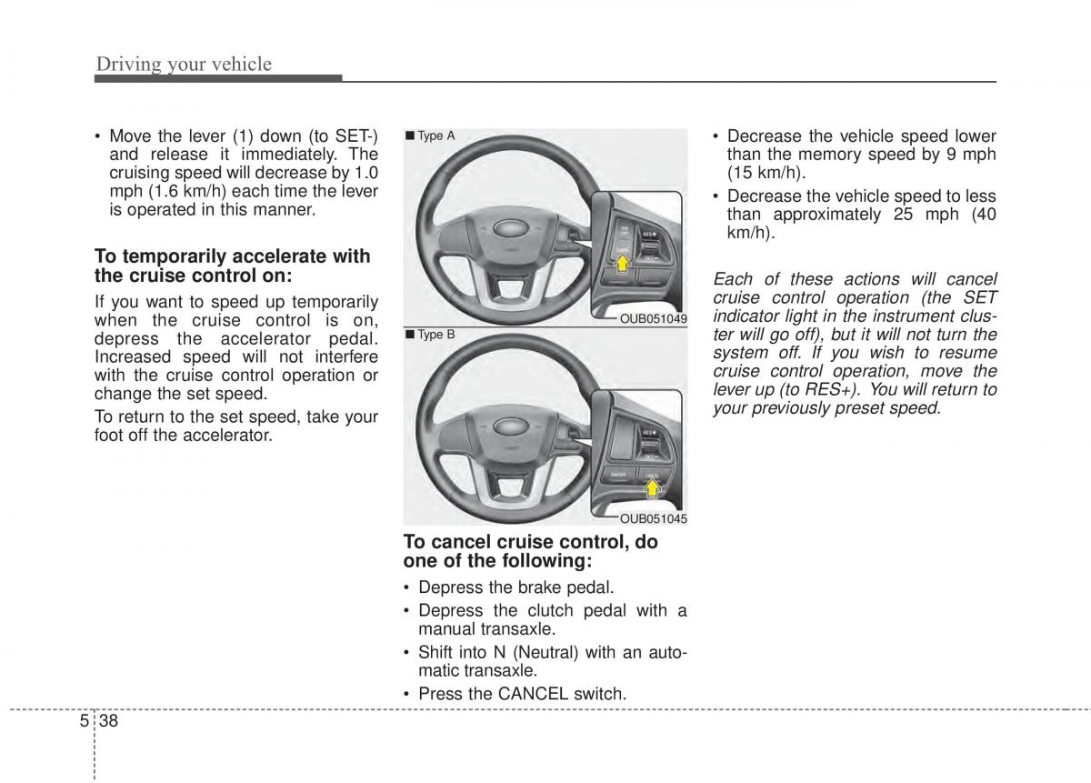 KIA Rio Pride UB owners manual / page 276