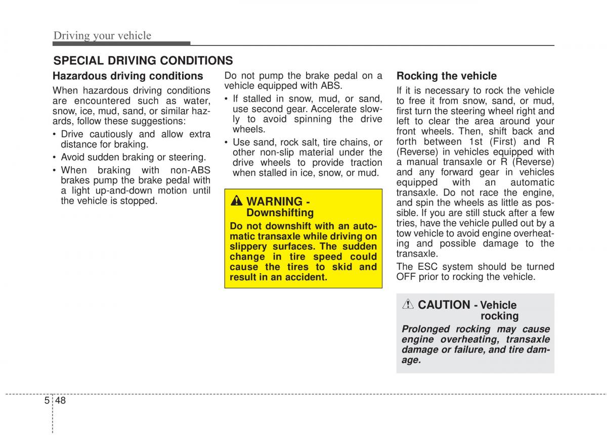 KIA Rio Pride UB owners manual / page 286