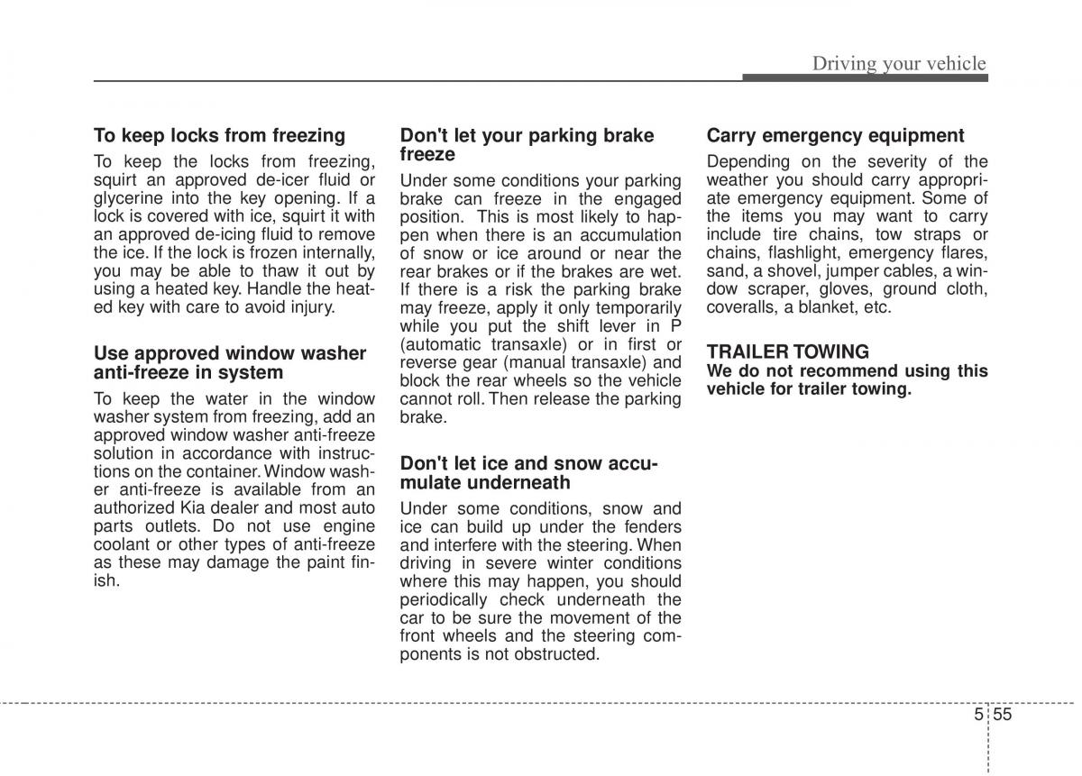 KIA Rio Pride UB owners manual / page 293