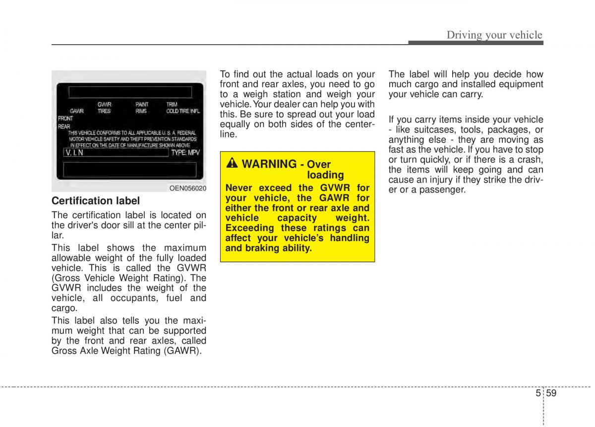 KIA Rio Pride UB owners manual / page 297