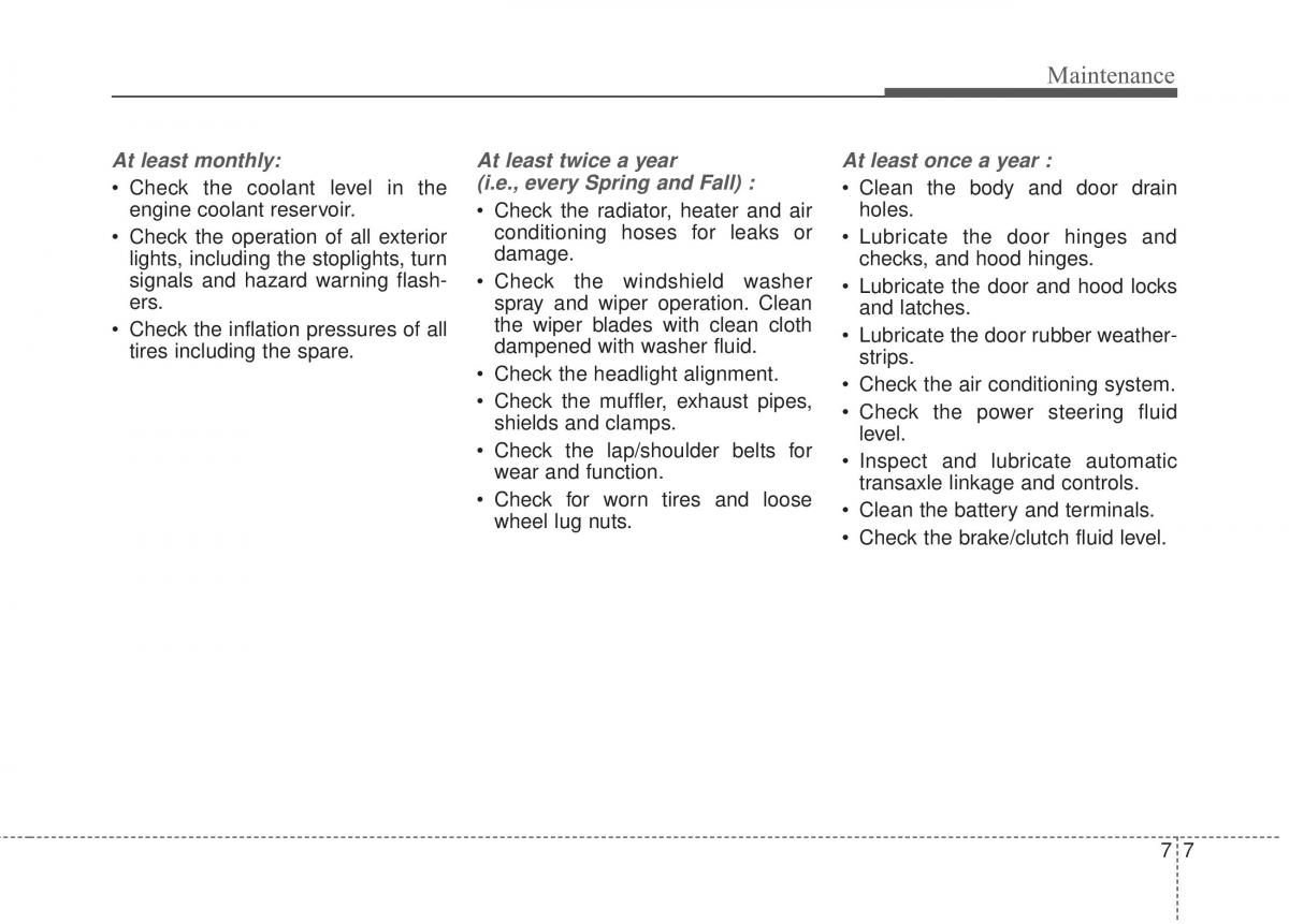 KIA Rio Pride UB owners manual / page 338