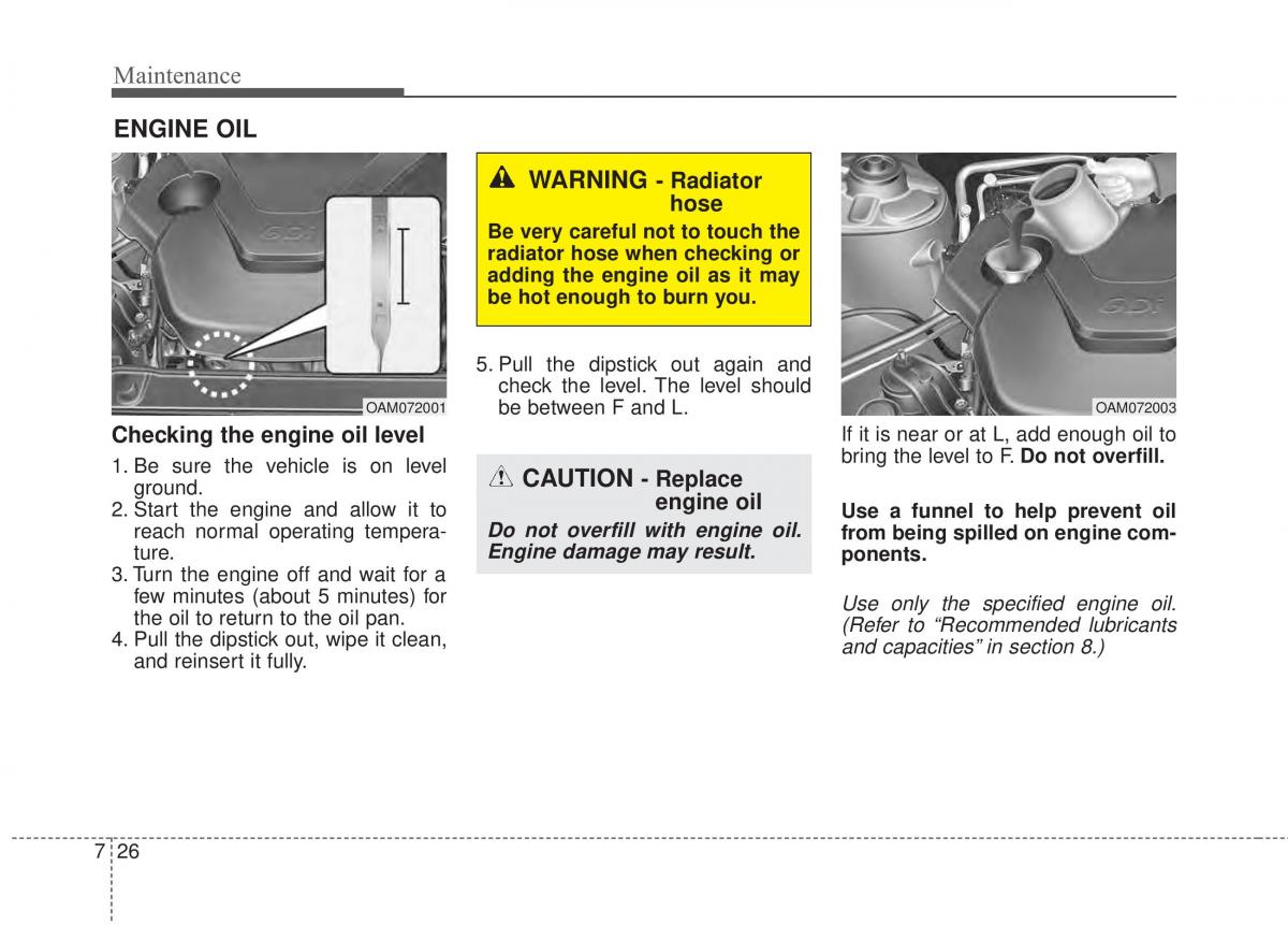 KIA Rio Pride UB owners manual / page 357