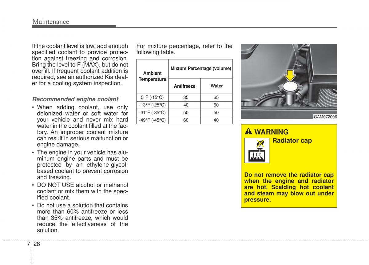 KIA Rio Pride UB owners manual / page 359