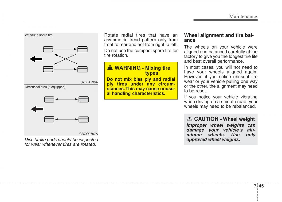 KIA Rio Pride UB owners manual / page 376