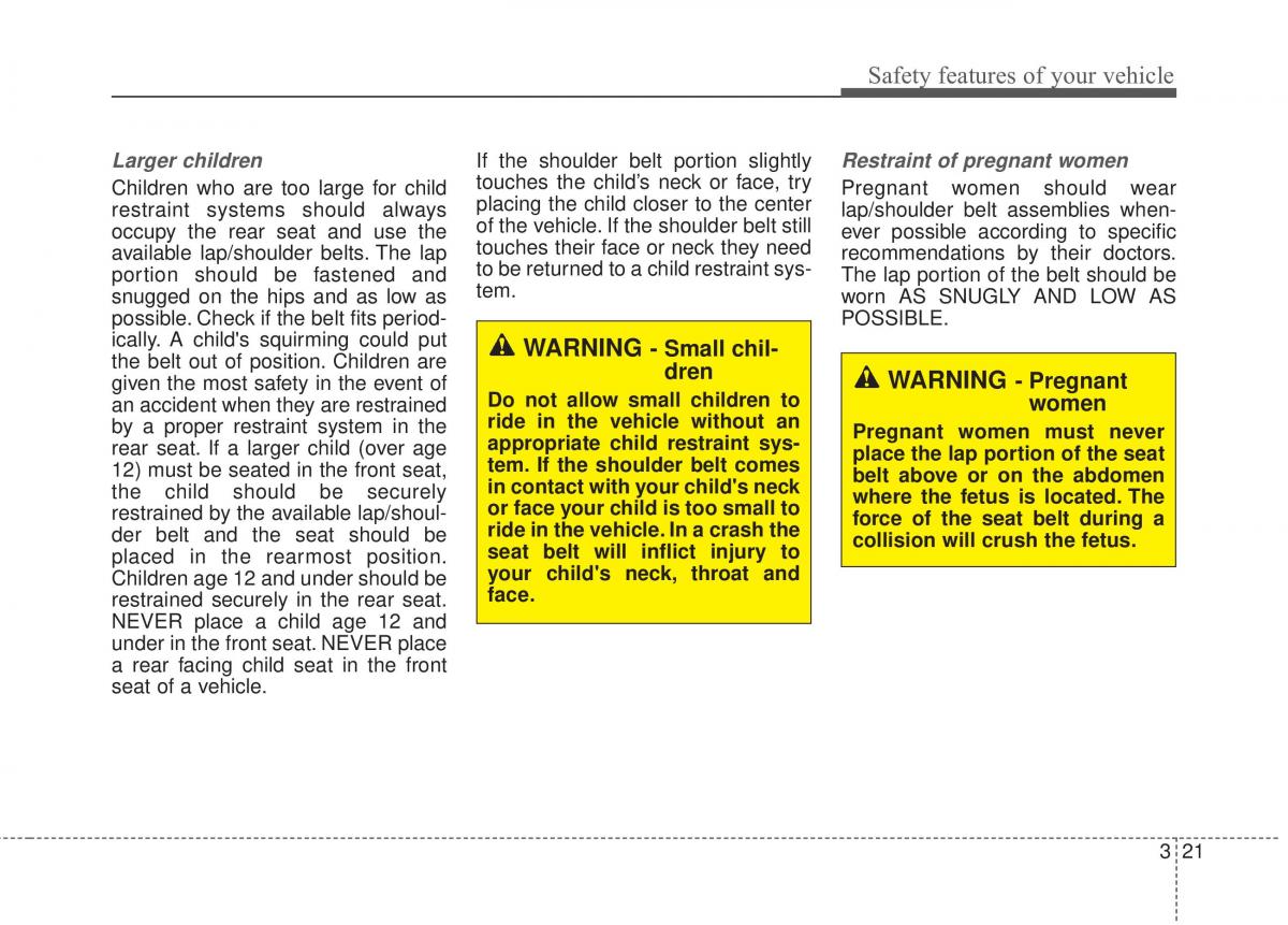 KIA Rio Pride UB owners manual / page 38