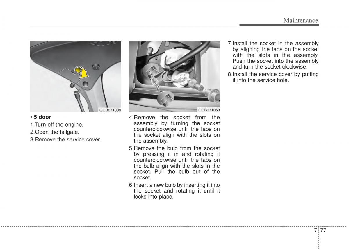 KIA Rio Pride UB owners manual / page 408